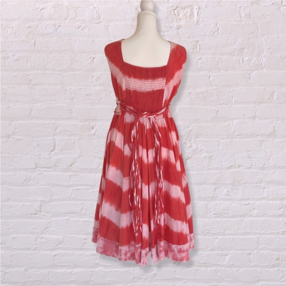 ❤️SUNDANCE ISLAND RHYTHMS TIE DYE FLARE DRESS 12 - Picture 3 of 10